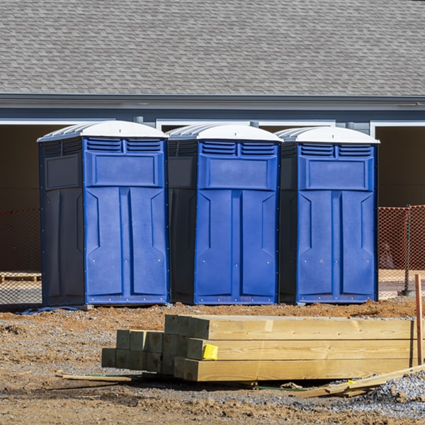 can i customize the exterior of the portable toilets with my event logo or branding in Gilman WI